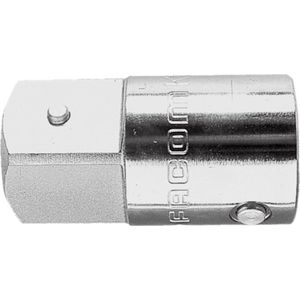 BLAMT - Verloopstuk - Binnenvierkant 20 mm - Buitenvierkant 25,4 mm - Zijdemat Verchroomd