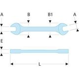 Facom 44.27X30 Schroefsleutel, vast, 27 x 30 mm