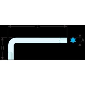 Facom lange inbussleutels 12mm  - 83H.12