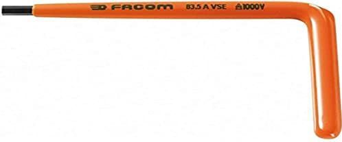 Facom gebogen inbussleutels geisoleerd 8 mm  - 83.8AVSE