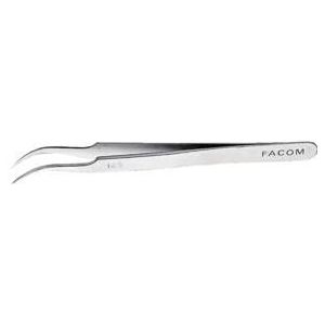 Facom - Pincet Hoge Precisie - Recht Gebogen - 114mm - 14g