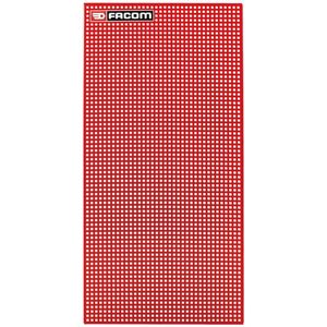 Facom - Wandbord - Rood - 444 x 888 mm