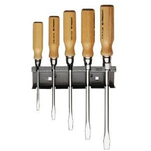 Facom Schroevendraaiers set 8-delig houten handvat