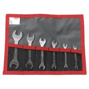 Facom set van 6 steeksleutels 15° gebogen, metrische maten - 22.JE6T
