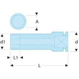 Facom lange impact doppen 1/2 30mm - NS.30LA