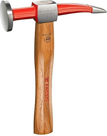 Facom - 868D.40BOC - Hamer - Gebogen Hamerpen - Ronde Kop - Hickory Heft