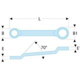 Facom Ringsleutel Dubb.gebogen Ogv 55a.36x41 55A.36X41