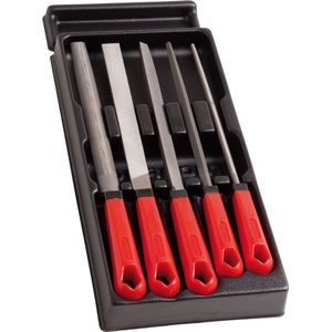 Facom - MOD.LIM - Set van 5 Vijlen - 200 mm - Kunststof Inlay