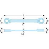 Facom Rechte Ringratelsleutel - Metrische Maten 64.17x19