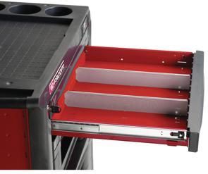 Facom - JET2 - Gereedschapskist - Lade-indeling