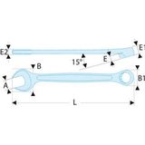 Facom Ringsteeksleutel 12mm - 440.12