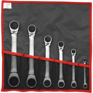 Facom - 65.JU6T - Ringratelsleutel 15° Inch - Inclusief Etui