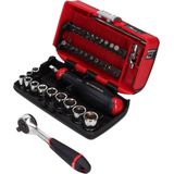 Facom Ultra Compacte Nano Doppenset 1/4 met Ratel 38-delig - R2NANOPB