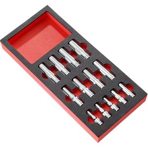Facom - MODM.HLA - Module Lange 6-Kant Doppen - Inlay van Foam
