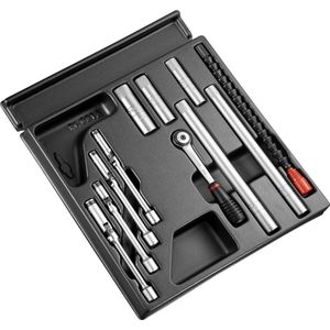 Facom - MOD.BJ-GM - Module voor Gloei en Benzinebougies - Kunststof Inlay