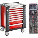 Facom - JETCM175BNL - Gereedschapswagen - Rood - 8 Laden met 5 Gevulde Laden