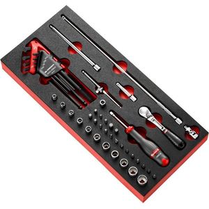 Facom module doppen, inbussleutels en bits 1/4" 6kkant - inch - MODM.RL2U