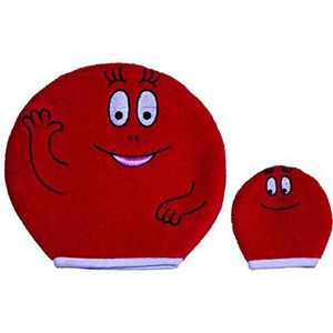 Babycalin Barbapapa BPP304304 Handschoenen voor Volwassenen en Baby Rood