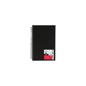 Canson 400039212 tekenalbum | hardcover | zwart | spiraal | 80 vel