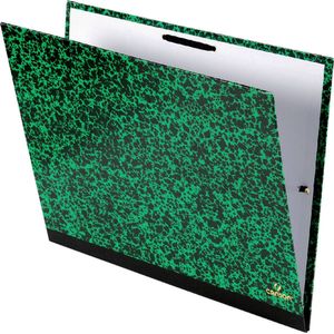 Tekenmap Canson Studio 28x38cm 2 Elastiek Groen - 1 Stuk