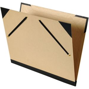 Tekenmap Canson 52x72cm kraft sluiting met elastieken