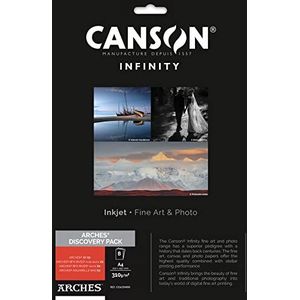 Canson Infinity Discovery Pack Arches fotopapier A4, 8 vellen