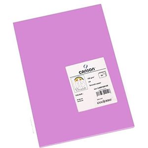 CANSON Iris Vivaldi - 50 vellen gekleurd papier, A4, 185 g/m², paars