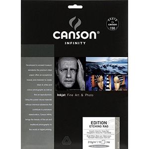Canson 206211005 Edition Etching Rag Pack, fotopapier, A4