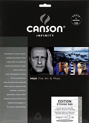Canson 206211005 Edition Etching Rag Pack, fotopapier, A4