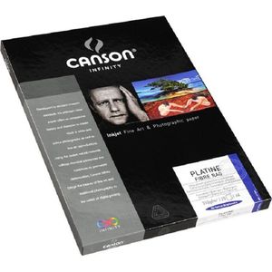 Canson 206211036 Platine Fibre Rag Box, Photopapier, A4