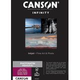 Canson Infinity Photo Satin Premium RC fotopapier, gesatineerd, 270 g, vel, A3-29,7 x 42 cm, extra wit, 25 vellen