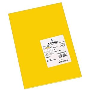 Canson Iris Vivaldi A4 185 GSM glad gekleurd papier - boterbloem (Pack van 50 vellen)