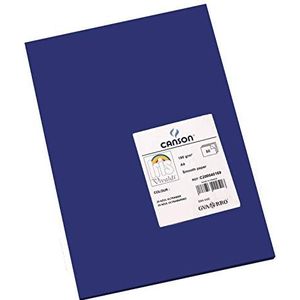 Canson Iris Vivaldi A4 120 gsm Glad Kleurpapier - Licht Grijs 185gsm - 50 vel A4-21x29.7cm Ultramarijn