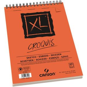Canson - Schetsblok XL Croquuis A3 90g 120vel spiraal