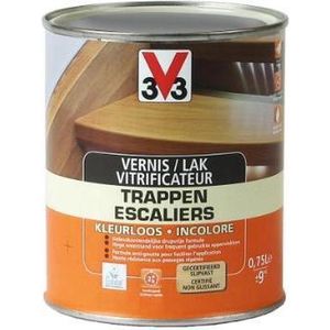 V33 Trappenvernis Kleurloos/Mat - 750 ml