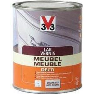 V33 Meubelvernis - Kleurloos - 1 l - Hoogglans - 12 m²/l