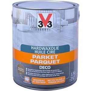 V33 Hardwaxolie Parket Extra Wit Mat 1l | Vloeronderhoud