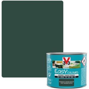 V33 Buitenverf Easy Colours Zijdeglans Baskisch Groen 125ml