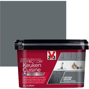V33 Perfection Keuken - Leisteen - 2 l - Zijdeglans - 12 m²/l