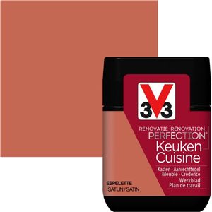 V33 Keukenverf Renovatie Perfection Zijdeglans Espelette 75ml