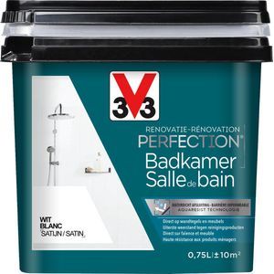 V33 Badkamerverf Renovatie Perfection Zijdeglans Taupe 750ml