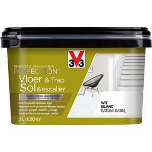 V33 - Renovatieverf - Vloer & Trap - Kleurloos - Voor Hout en Tegels