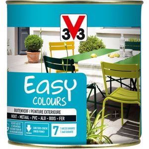 V33 easy color verf alle ondergronden 0.5l antraciet satijn