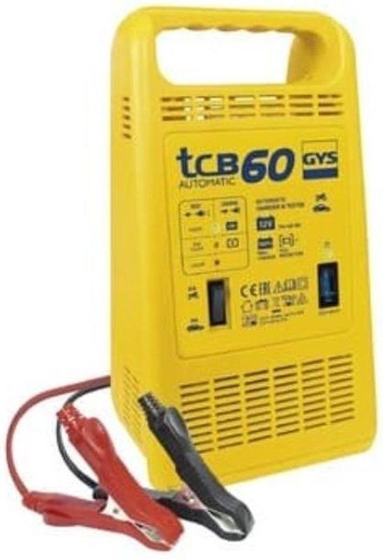 GYS - TCB 60 - Acculader - Geel - Kunststof - 15-60 Ah - 85 W