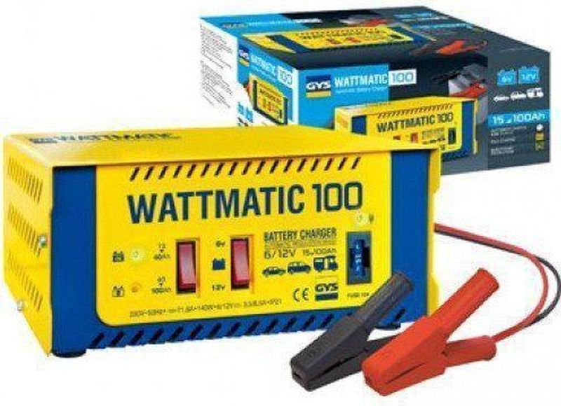 Gys - WattMatic 100 - Acculader - Professioneel - 230V - 6-12V - 140W