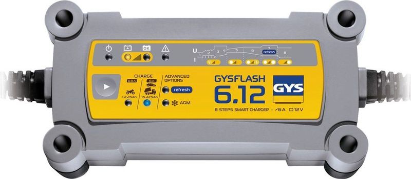 GYS - GYSflash 6.12 - Acculader - 12V - 6A - IP65