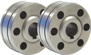 Set van 2 Rollen - Dubbele Groef 35° V - Voor Massieve Staaldraden Ø 1,0 en 1,2 mm