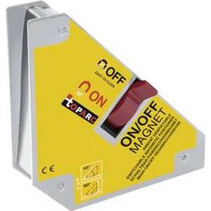 GYS - Hoekmagneet - Geel - Uitschakelbaar - 45/90/135°