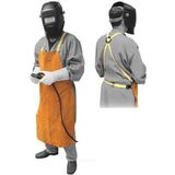 GYS - Professioneel Lasschort - Zwart - Leer