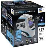 Lashelm Ergotech - LCD - Zwart - Kunststof - Voor MMA TIG MIG/MAG